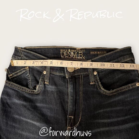 Rock & Republic High Roller High Rise Skinny Jeans | Legging | READ | Size 4 - Picture 8 of 14